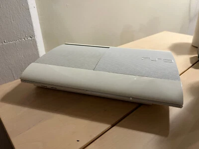 500GB White Sony PlayStation 3 Super Slim - CECH-4001C - CONSOLE ONLY - Image 1 of 4