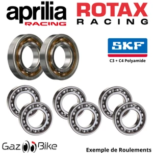 SKF C4 + C3 Polyamid Motor Lager Aprilia RS SX RX ETX Classic 125 Rotax 122 123 - Photo 1/4