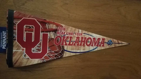 2016 Final Four 12x30 Premium Pennant Oklahoma Sooners Cover