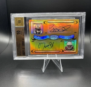 2007 Bowman Sterling Dual Autograph Auto BGS 10 USC Reggie Bush Matt Leinart /20 - Picture 1 of 2