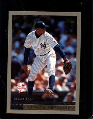 2000 TOPPS #285 ORLANDO HERNANDEZ NMMT YANKEES - Image 1 of 2