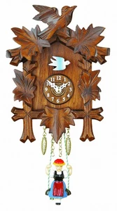 Black Forest Clock with cuckoo TU 70 SQ nu NEW - Picture 1 of 1