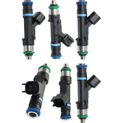 Juego de 6 inyectores de combustible de gasolina para camioneta Ram 1500 Jeep Grand Cherokee Dodge Durango Foto 1 de 4