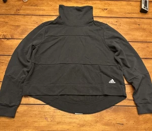 Adidas Women's Long Sleeve Cowl Neck Sweatshirt size medium - Picture 1 of 16