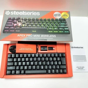 SteelSeries APEX PRO MINI WIRELESS Compact 60% Mechanical Keyboard Omnipoint - Picture 1 of 12