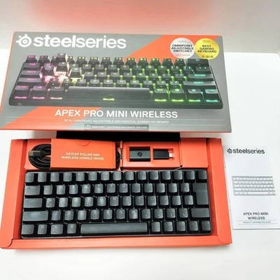 SteelSeries APEX PRO MINI WIRELESS Compact 60% Mechanical Keyboard Omnipoint - Image 1 of 4