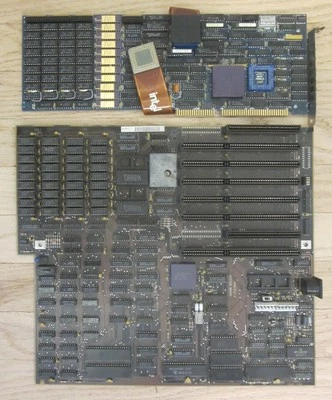 Rare/VTG- Intel Inboard 386/AT card with IBM AT 5170 256/512K Sys Board UNTESTED - Image 1 of 4