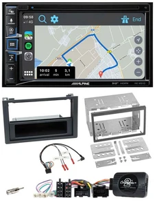 Alpine DAB TMC Bluetooth 2DIN USB Lenkrad Navigation für Saab 9-3 2008-2012 - Bild 1 von 12