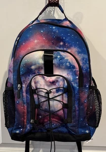 Pottery Barn Teen Gear-Up Aurora Large Size Backpack Blue Purple Galaxy Print - Picture 1 of 14