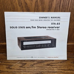 Realistic - Model STA-85 AM/FM Stereo Receiver 31-2061 Bedienungsanleitung - Bild 1 von 3