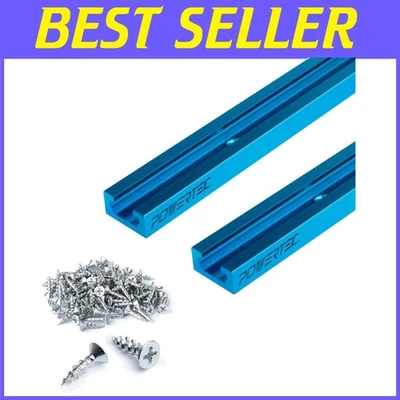 Universal T-Track Bar Set 48” with 100 Premium Wood Screws - DIY Dream Tool - Image 1 of 4