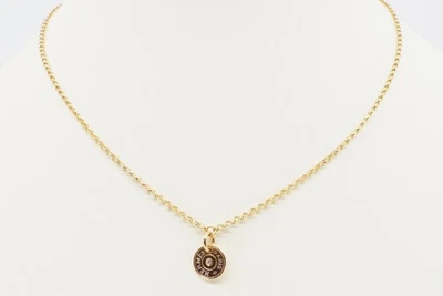Hermes Necklace - Ex-Libris Pendant Necklace - 18K Rose Gold, Diamond - Full Set — 第 1/4 张图片