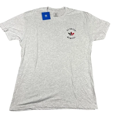 Adidas Mens Size Large Gray Washington D.C. United 1996 Short Sleeve T-Shirt NWT - Image 1 of 4