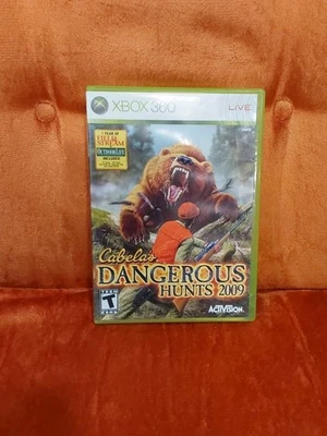 Cabela's Dangerous Hunts 2009 (Microsoft Xbox 360) Complete CIB - Image 1 of 3