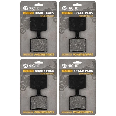 Conjunto de pastilhas de freio NICHE Yamaha Sidewinder LTX MTX SR Viper traseira semi-metálica pacote com 4 - Imagem 1 de 4