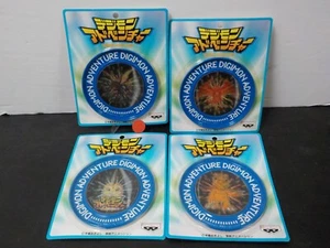 G 226 VINTAGE 1999 Digimon Banpresto • 4" HOLOGRAPHIC ButtonLot X4 Sealed - Picture 1 of 5
