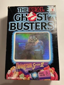 Vintage Ralston The Real Ghostbusters 1988 Hologramm Serie II Müslischachtel schlanker - Bild 1 von 4