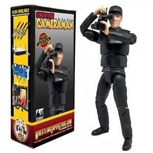 Lo último en cámara de TV hombre con articulación de lujo para figuras de acción de lucha libre WWE - Imagen 1 de 4