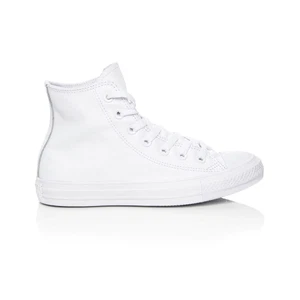 Converse Chuck Taylor All Star High Leather Casual Shoes - Mens Womens - Monochr - Picture 1 of 24
