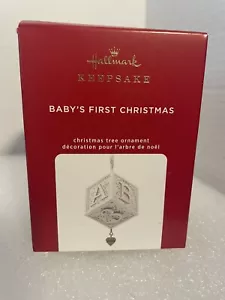 Hallmark "Baby's First Christmas" Keepsake Ornament Porcelain Toy Block 2020 - Picture 1 of 6