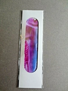 Bookmark Hand Made Painted Wax Waxwerx Pink J M White Scotland Unused in packet - Picture 1 of 2