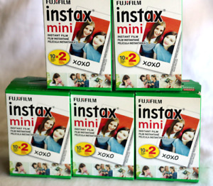 5 (20) Packs Fujifilm Instax Mini Twin Instant Film (100 Films) 02/22 Sealed