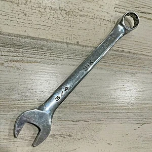 SK USA Professional Tools 88224 3/4" 12pt SuperKrome Fractional Combo Wrench  - Picture 1 of 6