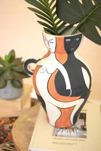 Large Handmade Pottery Vase with one handle - Picture 1 of 7