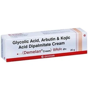 Demelan Cream Glycolic Acid Kojic Acid Hyper Pigmentation 15g