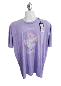 Mavi Loose Fit Graphic Print Crew-Neck T-Shirt Men's New with Tags Size XXL Purp - Picture 1 of 11