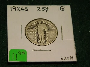 Cuarto de dólar S Standing Liberty 1926 - Imagen 1 de 2