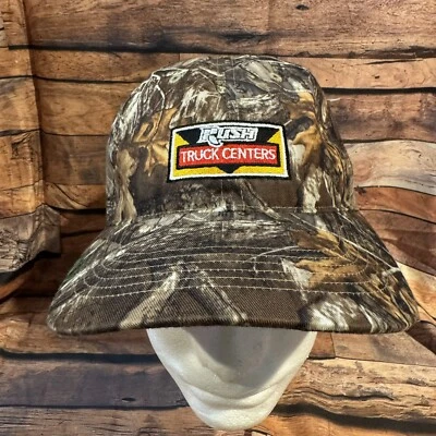 Rush Truck Centers Camuflaje Sombrero Gorra Ajustable Gancho y Lazo Correa Caza Exterior Foto 1 de 4