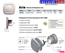 REDI AERATORE A MEMBRANA ARIO BIANCO