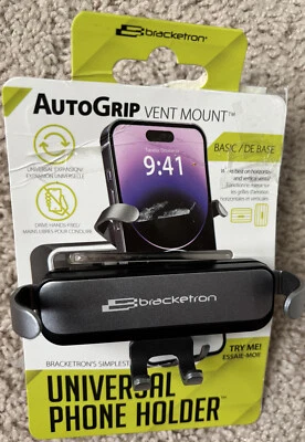 Soporte de ventilación universal para automóvil Bracketron AutoGrip - negro Foto 1 de 2