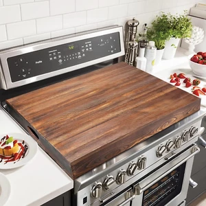 Wooden Stove Top Cover Board for Gas Burner & Electric Stove, Noodle Board Stove - Picture 1 of 6