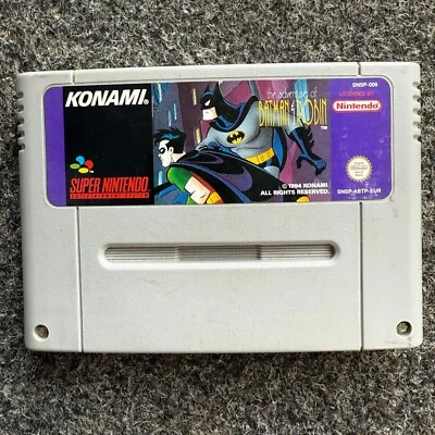 Super Nintendo Batman & Robin SNES Modul PAL Spiel EUR Game Cartridge - Bild 1 von 3