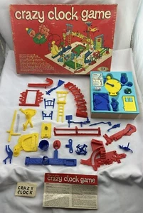 1964 Crazy Clock Game by Ideal Complete in Very Good Condition FREE SHIPPING - Picture 1 of 8