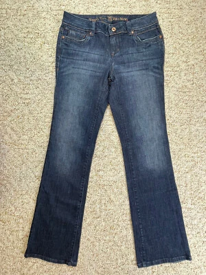 Pantalones de mezclilla para mujer Simply Vera Wang corte boot elásticos azules talla 4 (29x31) Foto 1 de 4