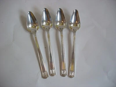 S/4 Vtg Holmes Edwards /Int CENTURY Fruit orange spoons 5 7/8" silverplate c1923 - Image 1 of 3