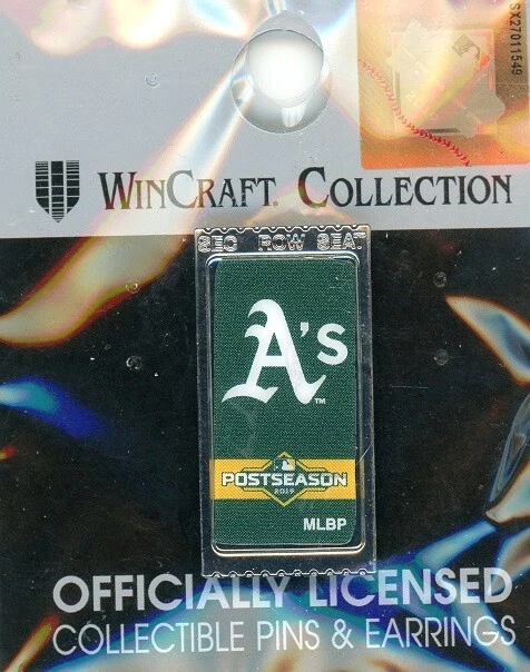2019 A's Post Season Pin postseason AL west wild card Oakland Athletics Ticket - Image 1 of 1