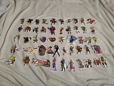 HGD Lot of 50 Legend of Zelda Stickers / Sticker set