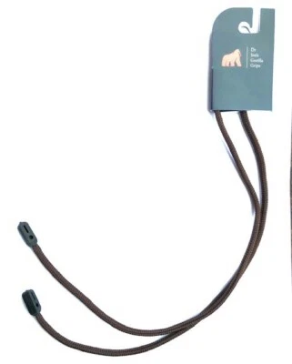 DR JON'S GORILLA GRIPS Gorilla Grip Secure Spectacle/Glasses Cord Holder /Lanyard - Hazelnut Brown. New