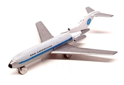 Schuco Appx 7.5cm Long Diecast 335/786 - Boeing 727 Aircraft - Pan American - Photo 1/4