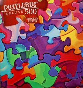 500 Pieces Jigsaw Double Trouble Puzzle 20 X 12 Puzzlebug Deluxe - Picture 1 of 3