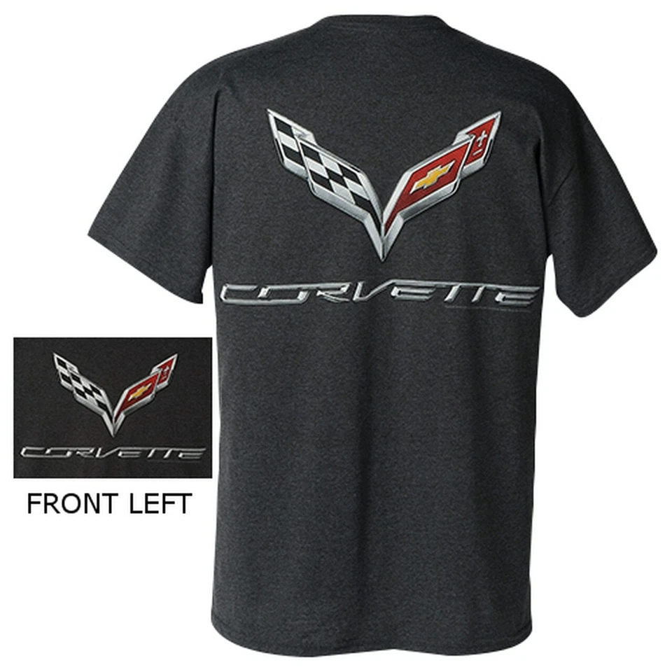 C7 Corvette Heather Gray T-Shirt - Image 1 of 1