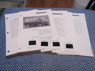 Dodge Ram Van Wagon 1996 B1500 B2500 B3500 serie B álbum folleto hojas Foto 1 de 3