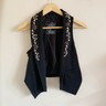 Aeropostale Womens Aria Studded Fashion Vest