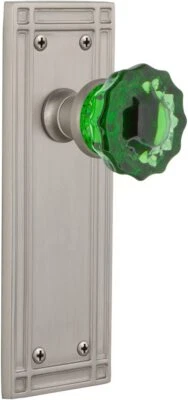 怀旧仓库 722419 任务板单个假水晶翡翠玻璃门 — 第 1/3 张图片