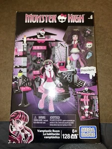 Monster High Draculaura Vamptastic Room Mega Bloks 128 pcs New Open Box Rare! - Picture 1 of 12