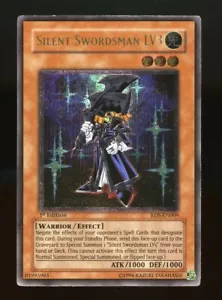 YuGiOh SILENT SWORDSMAN LV3 RDS-EN009 1st Edition Ultimate Rare - Picture 1 of 9